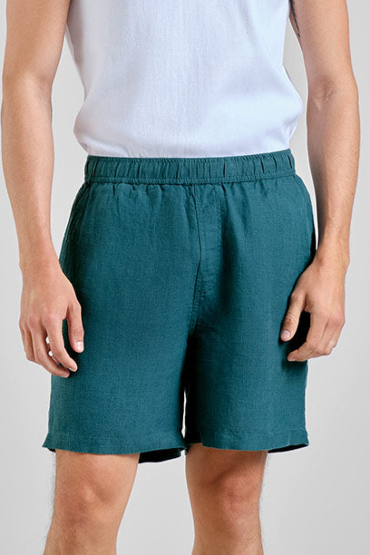 DEDICATED mannen vegan Shorts Sibbarp Groen