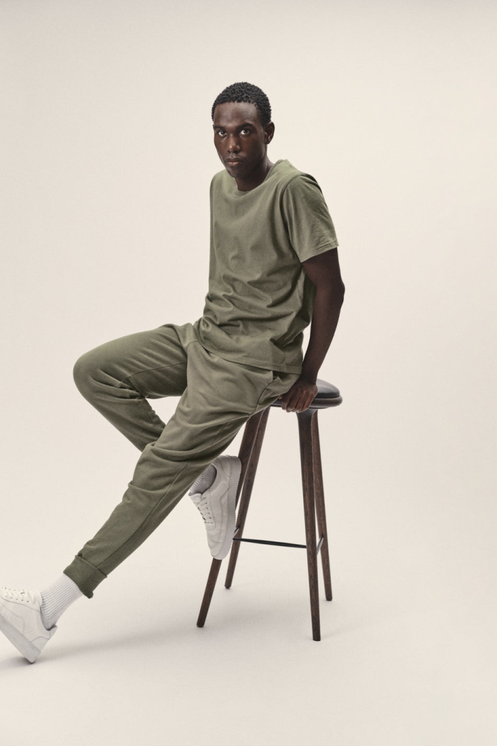 WOTE mannen vegan Joggingbroek Oliv