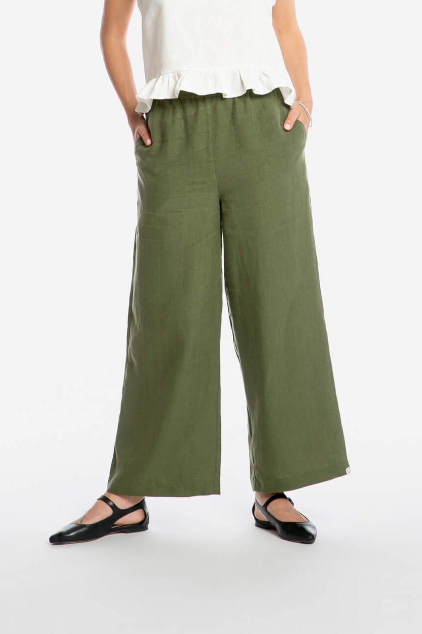 MATONA  Culottes Olijfgroen