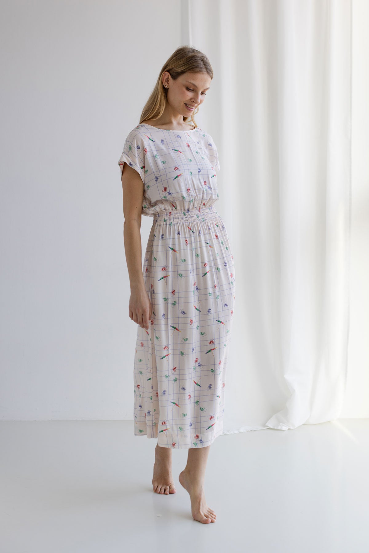 TWOTHIRDS  Jurk Biodola Summertime Print