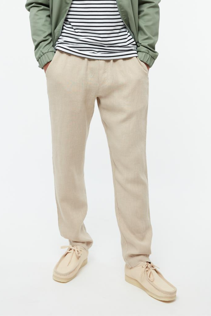Givn mannen vegan Broek Eric Oat Beige