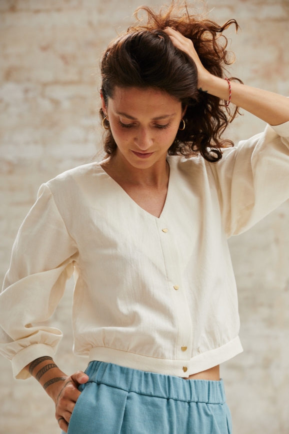 Jyoti - Fair Works  Blouse Sahay CrÃ¨me