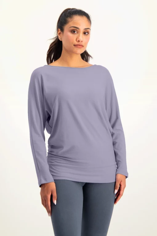 Budhi Langarm Yoga Top – Lilac