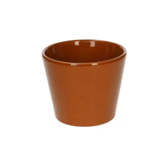 Bloempot, aardewerk, terracotta kleur, Ø12 cm