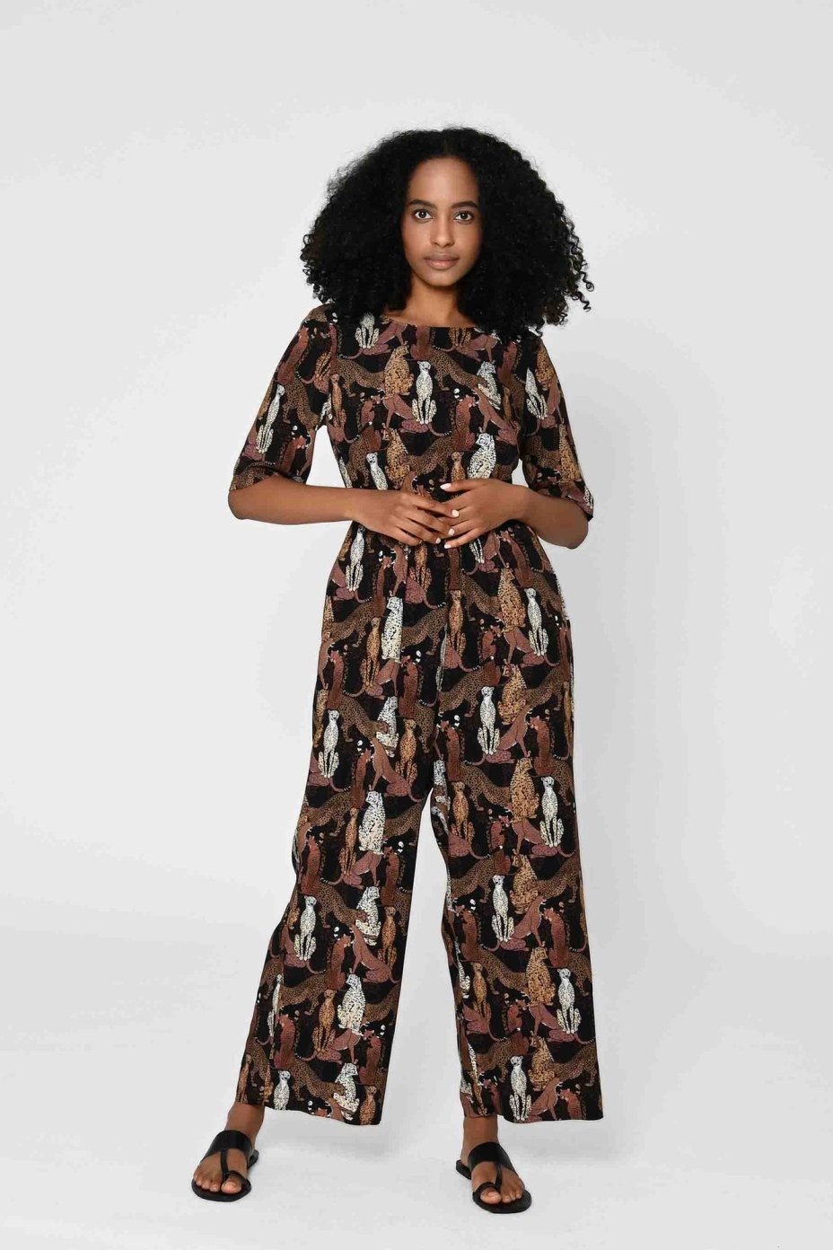 LOVJOI  Jumpsuit Diplora Wild Cats Bruin