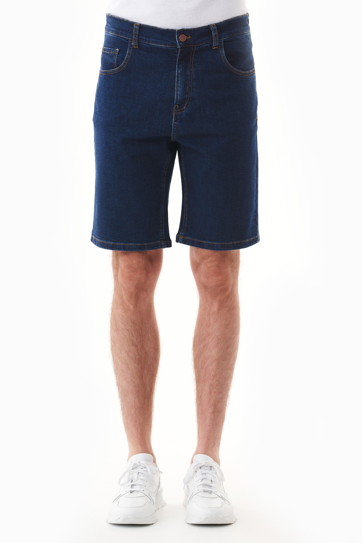 ORGANICATION mannen vegan Spijkershort Middenblauw