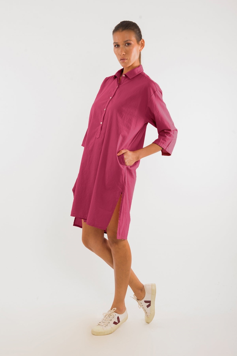 RAVENS VIEW IBIZA  Shirtjurk Isla Granaat Roze