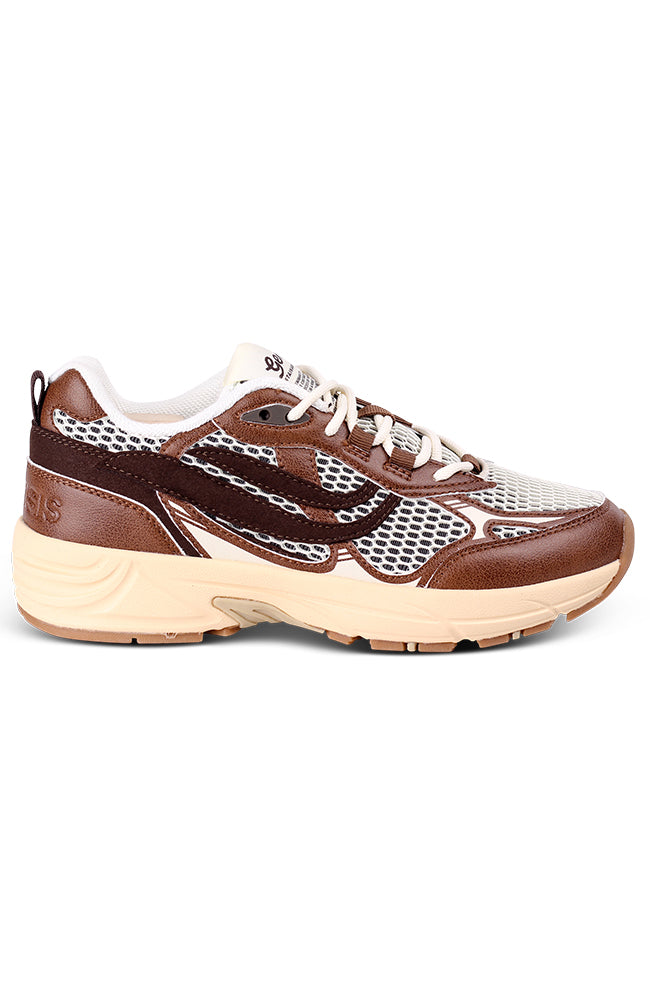 G-Eco`99 2-Tone Mesh sneaker brown white