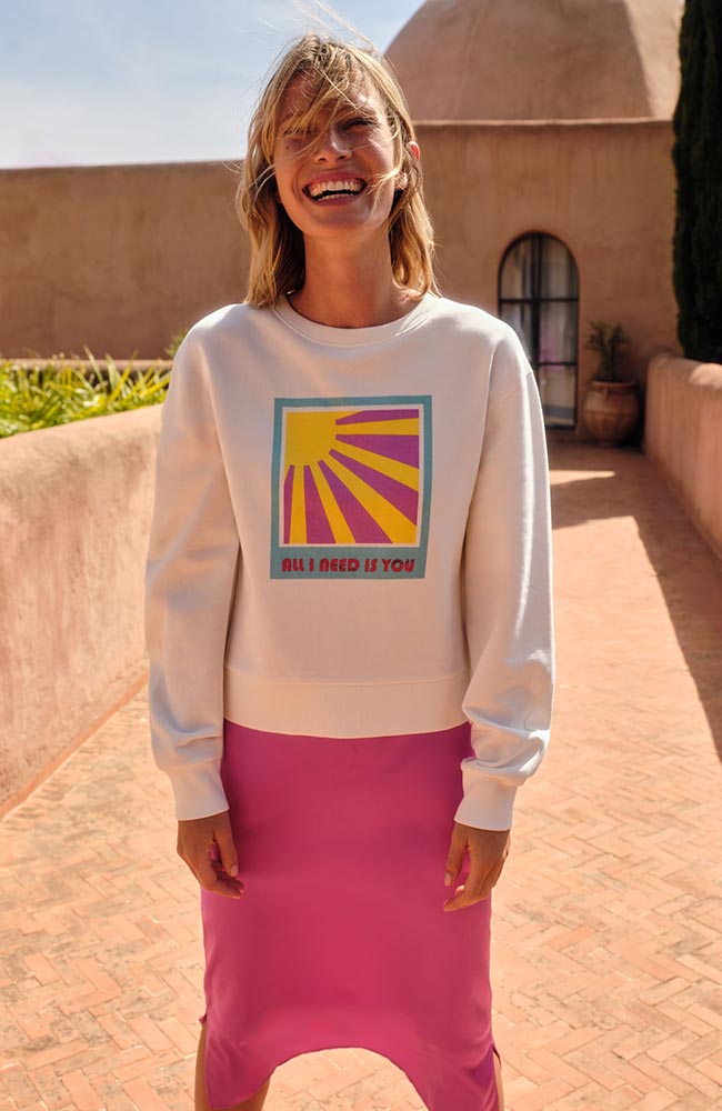 Statement sweatshirt Sun