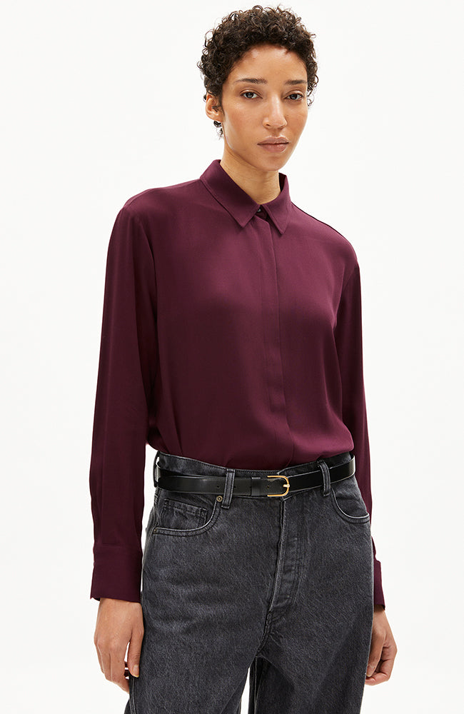 Larisaana blouse cranberry