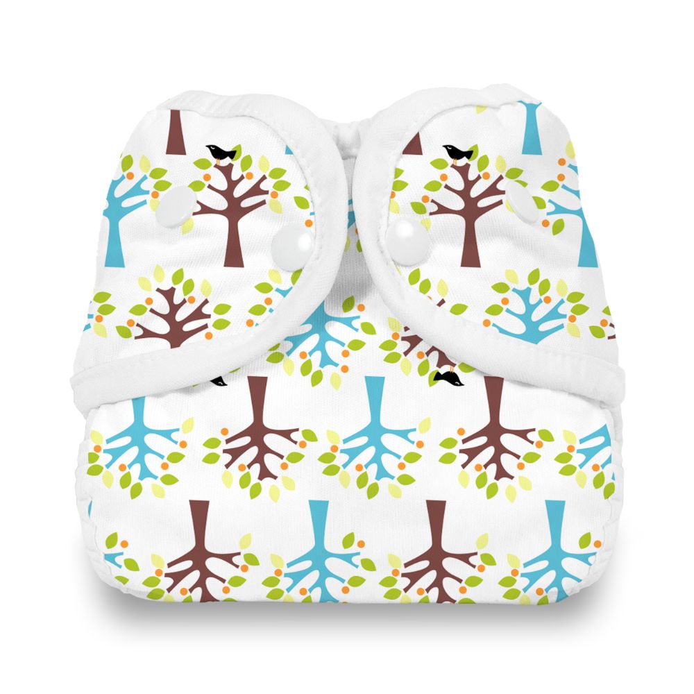 Thirsties Diaper Cover - Blackbird - S (5-8 kilo) - Drukknoopjes
