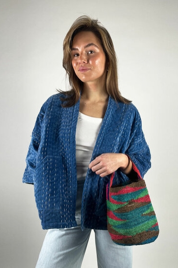 Maison Badigo  Shopper Bahia Veelkleurig