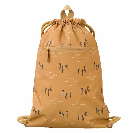 Fresk okergele zwemtas van gerecycled plastic - Wood spruce yellow