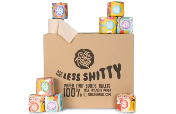 100% gerecycled 2-laags toiletpapier - 24 rollen - The Good Roll