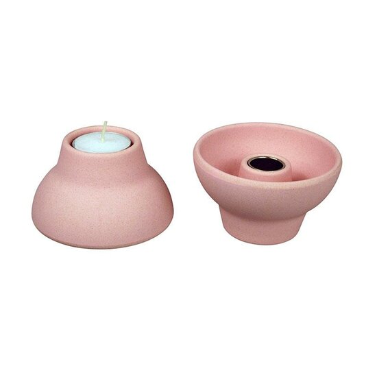 Zuperzozial Double Up kaars of waxinehouder Lollipop Pink - SALE