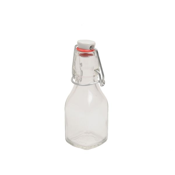 Beugelfles, vierkant, 125 ml