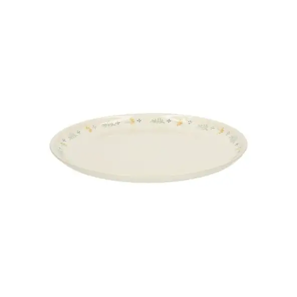 Dinerbord, steengoed, strooitakje, Ø27,5 cm