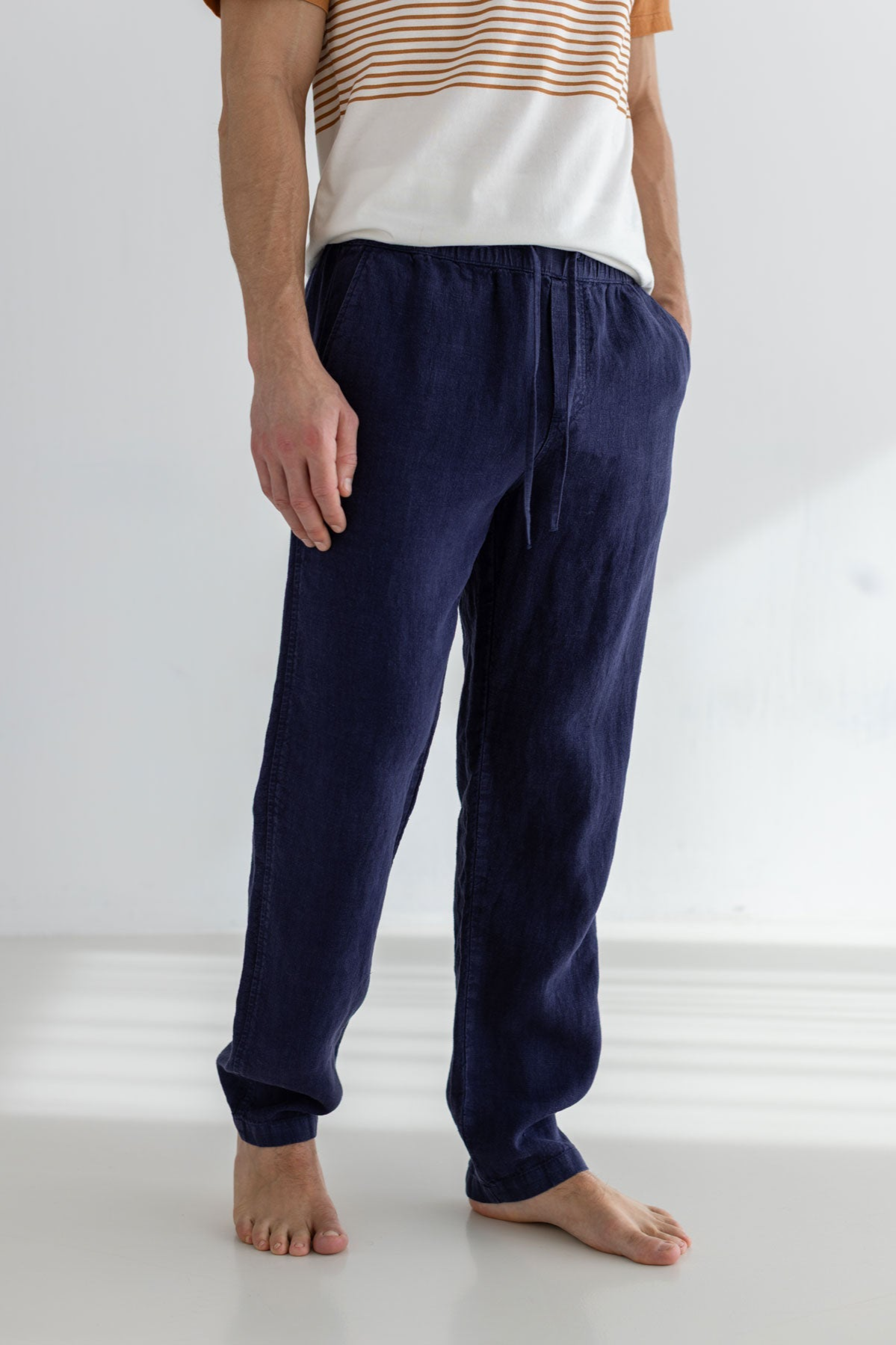 TWOTHIRDS mannen vegan Broek Kotomo Marineblauw