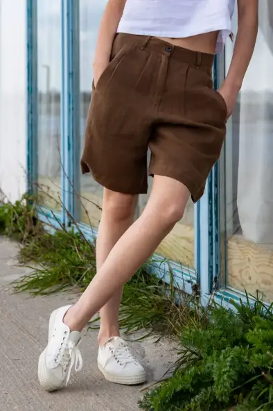 Kings of Indigo  Shorts Rianon Carafe Brown