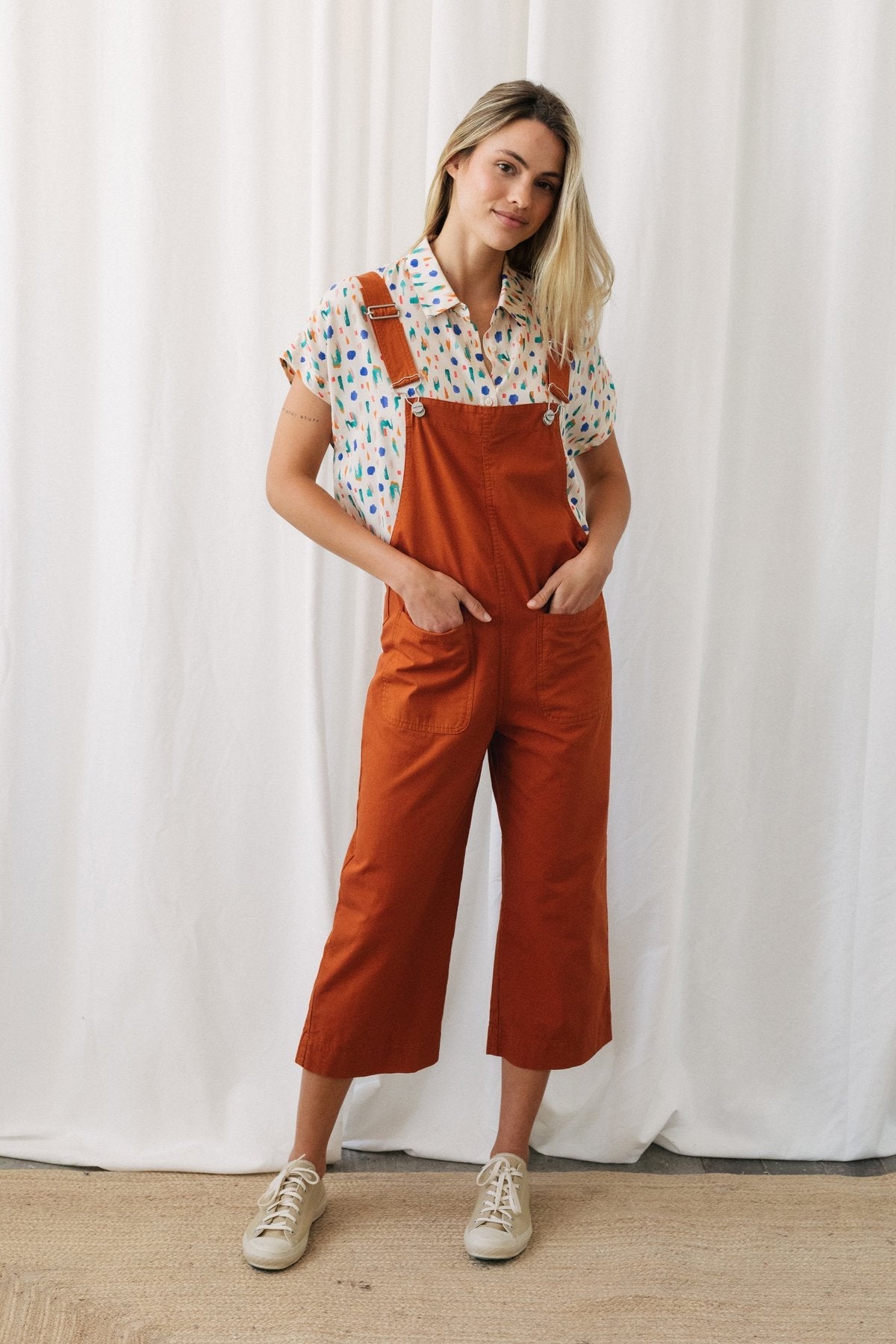 TWOTHIRDS  Dungaree Alaid Adobe Oranje