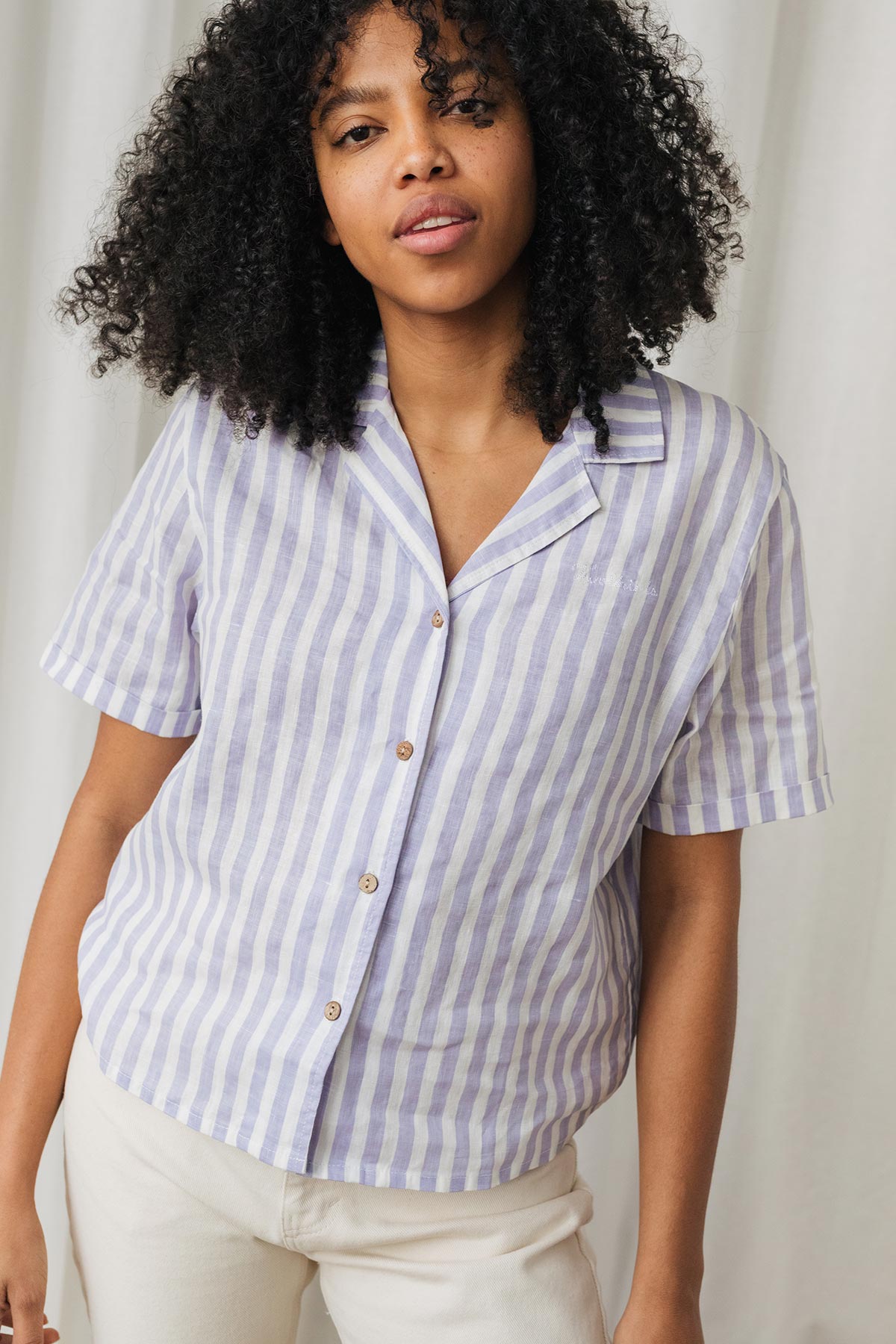 TWOTHIRDS  Shirt Uto Medium Paars