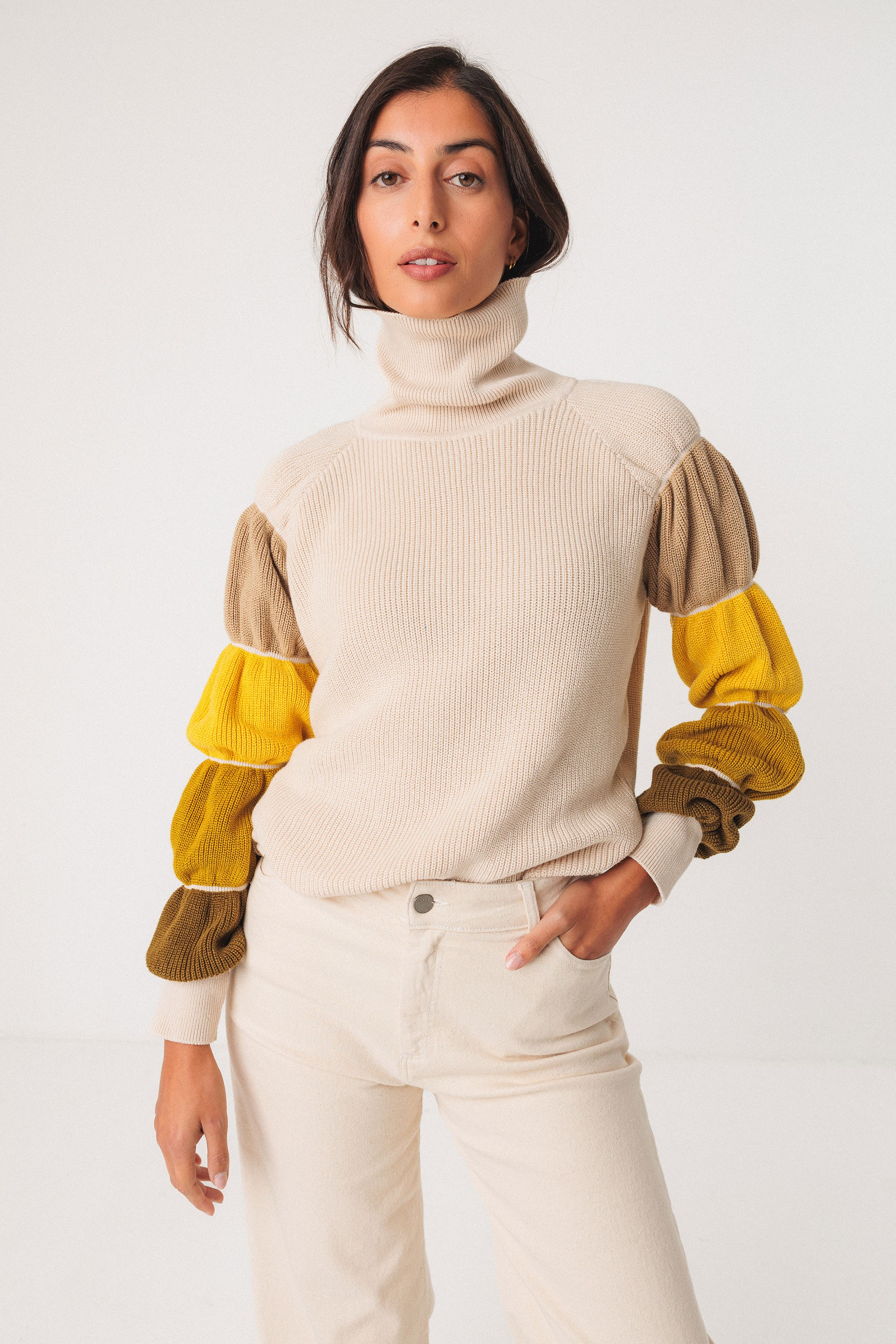 SKFK  Trui Elortza Beige