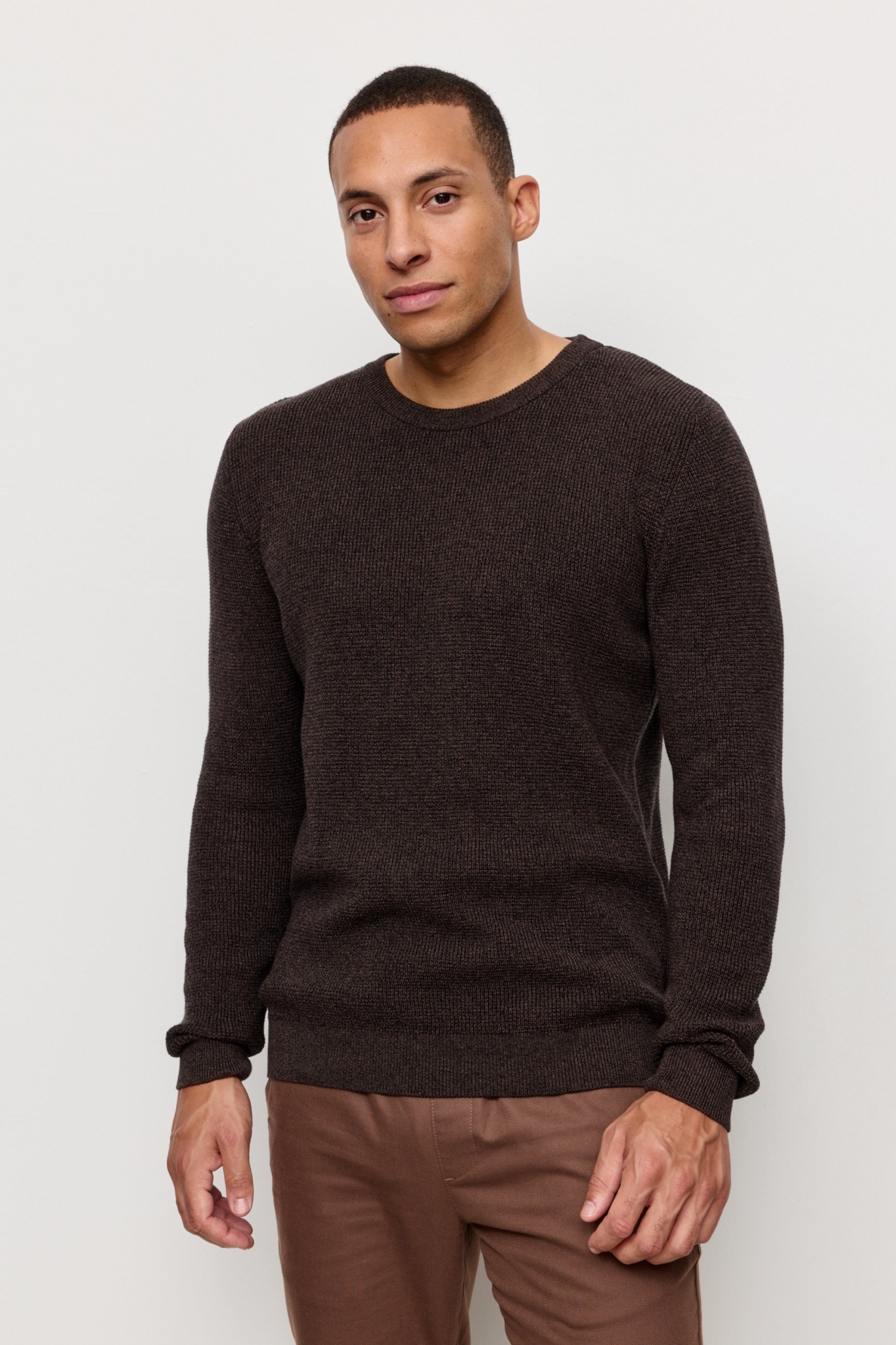 Recolution mannen vegan Pullover Bacopa Taupe