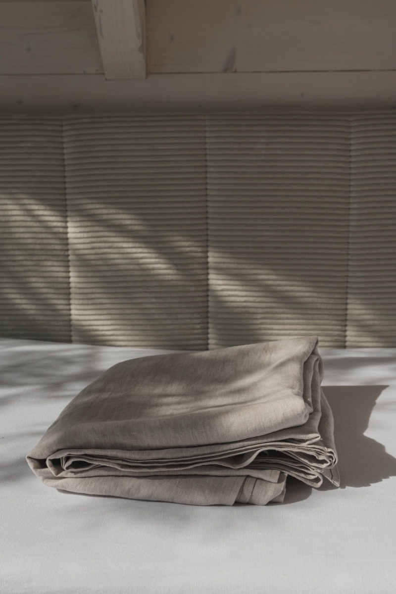 AmourLinen  Platte Laken CrÃ¨me