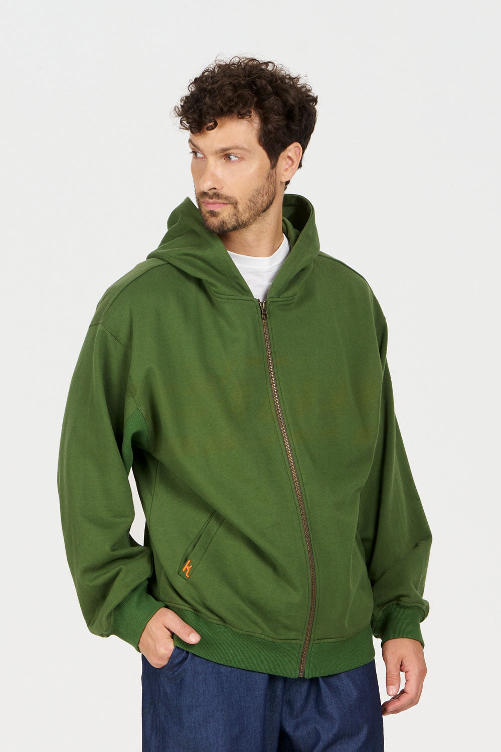 KOMODO mannen vegan Hoodie Luca Green