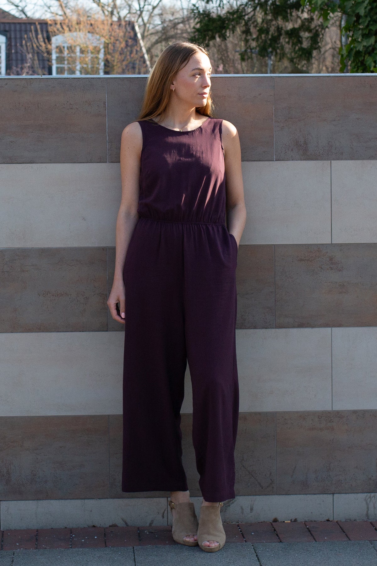 LOVJOI  Jumpsuit Staine Biet Paars
