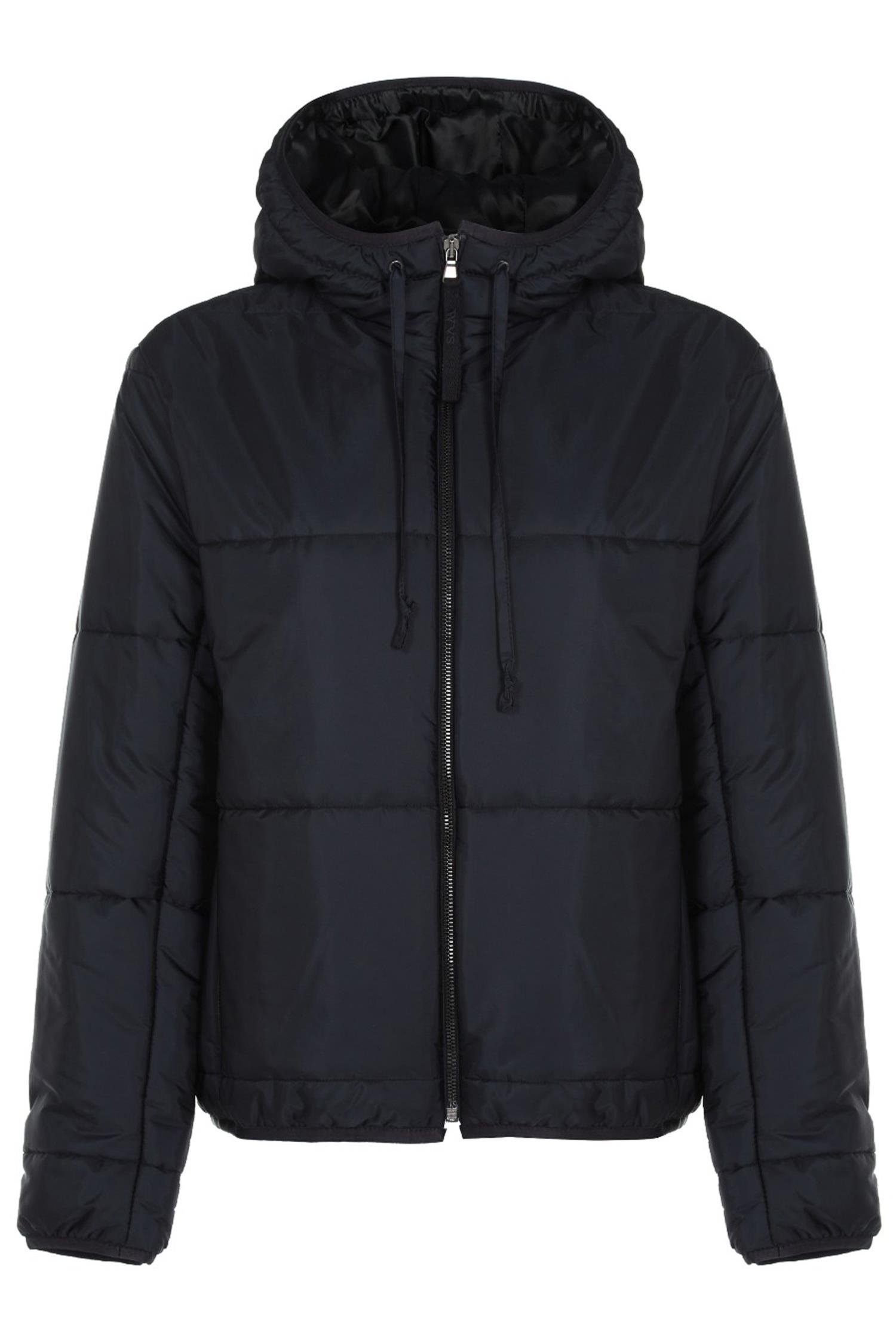 Will's Vegan Store mannen vegan Hooded Puffer Zwart