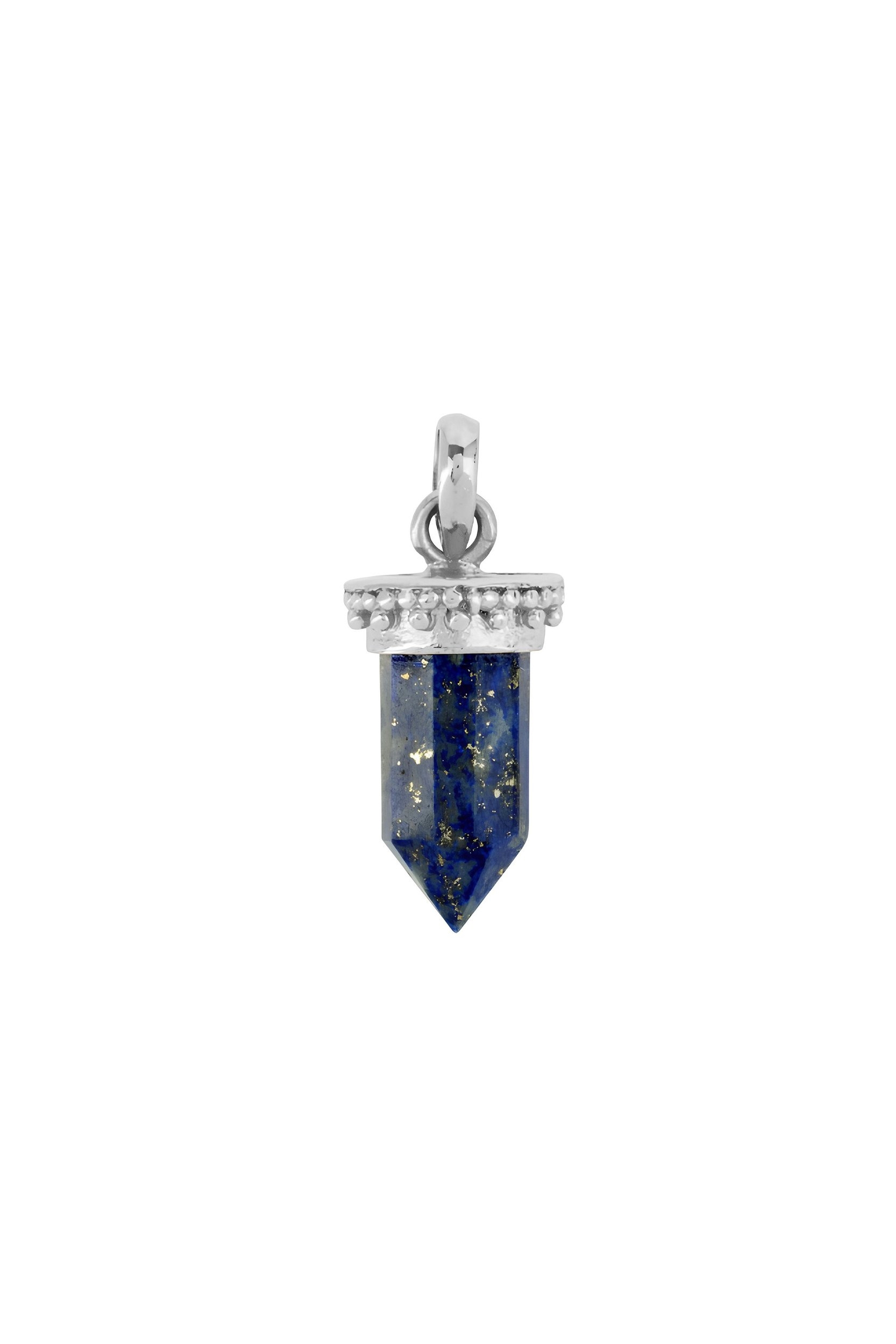 Loft and Daughter  Lapis Lazuli Hanger Zilver