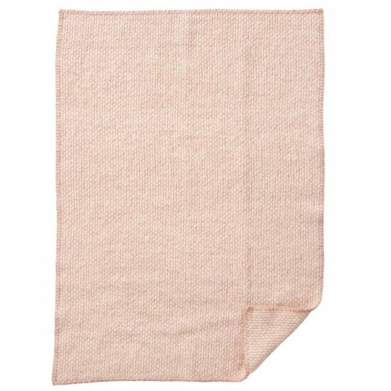 Klippan wiegdeken van Eco wol - Baby Domino Pink