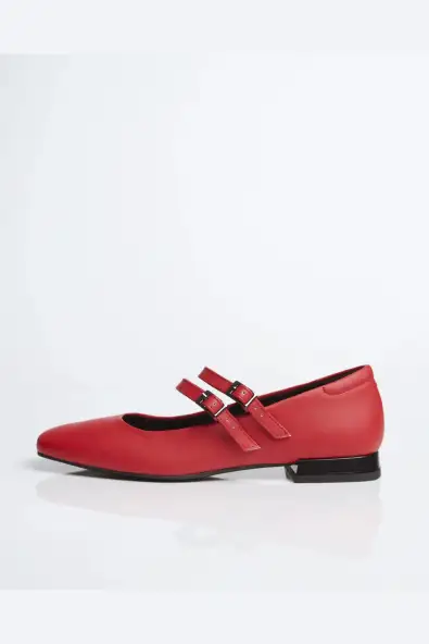 BOHEMA  Ballerina's Mary Jane Aardbei Rood