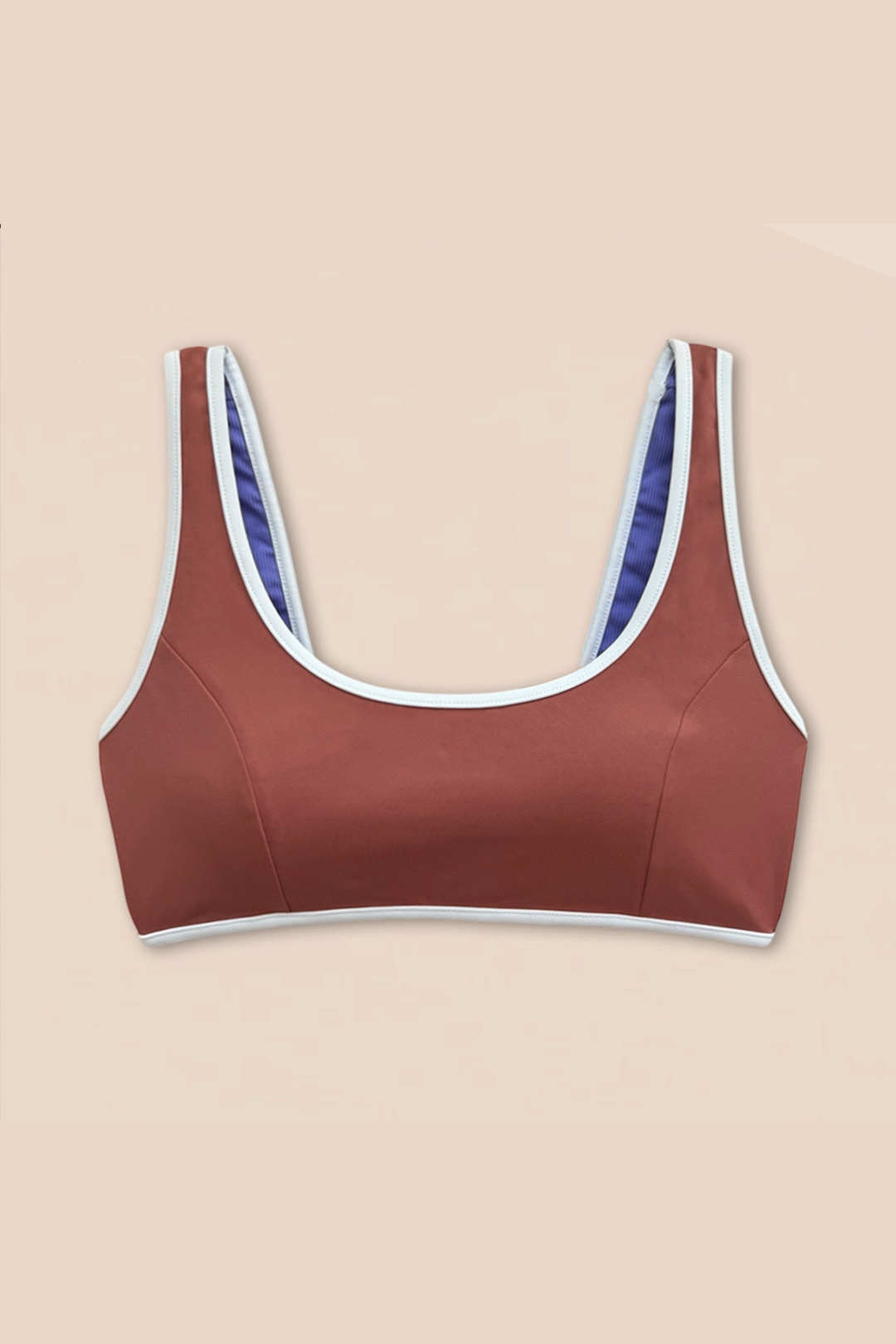 Woodlike  Bikinitop Allie Reversible Rose Bruin / Lila