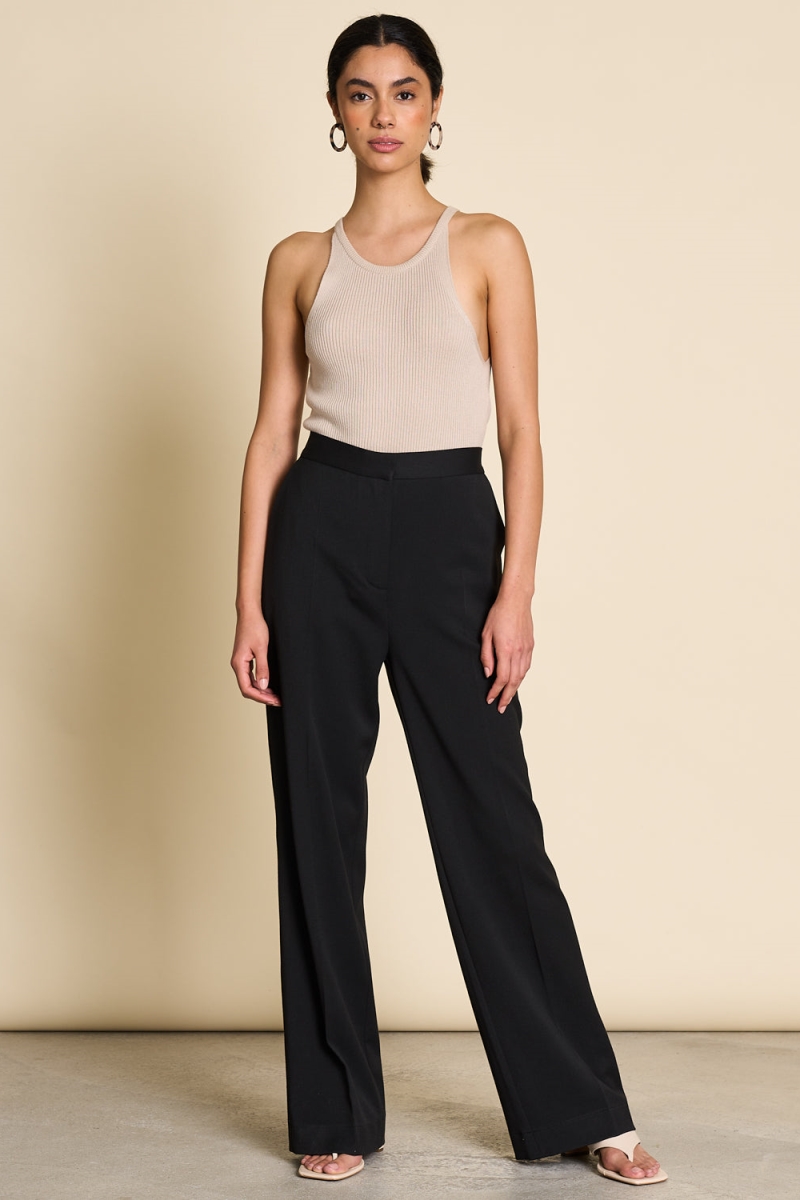 JAN 'N JUNE  Broek Coralia Zwart