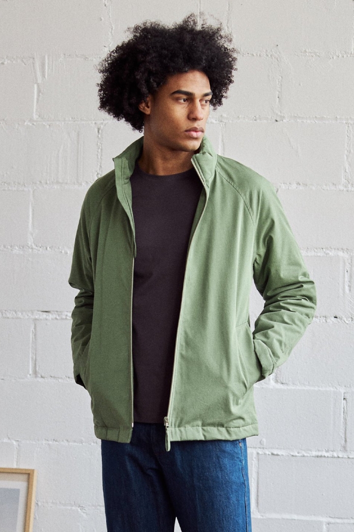 TWOTHIRDS mannen vegan Jas Gabriel Soft Green