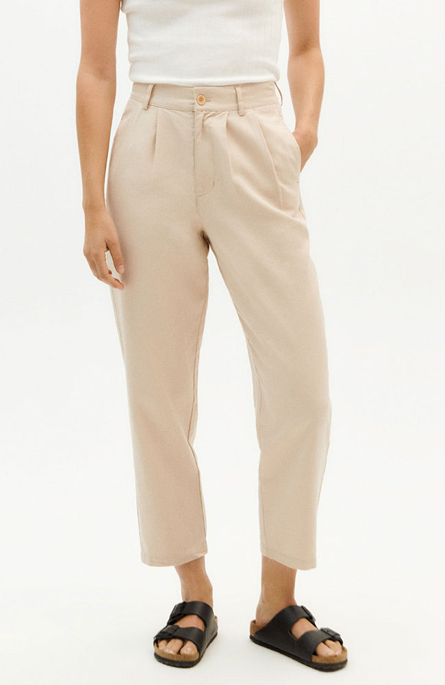 Thinking MU  Broek Parel Rina Beige