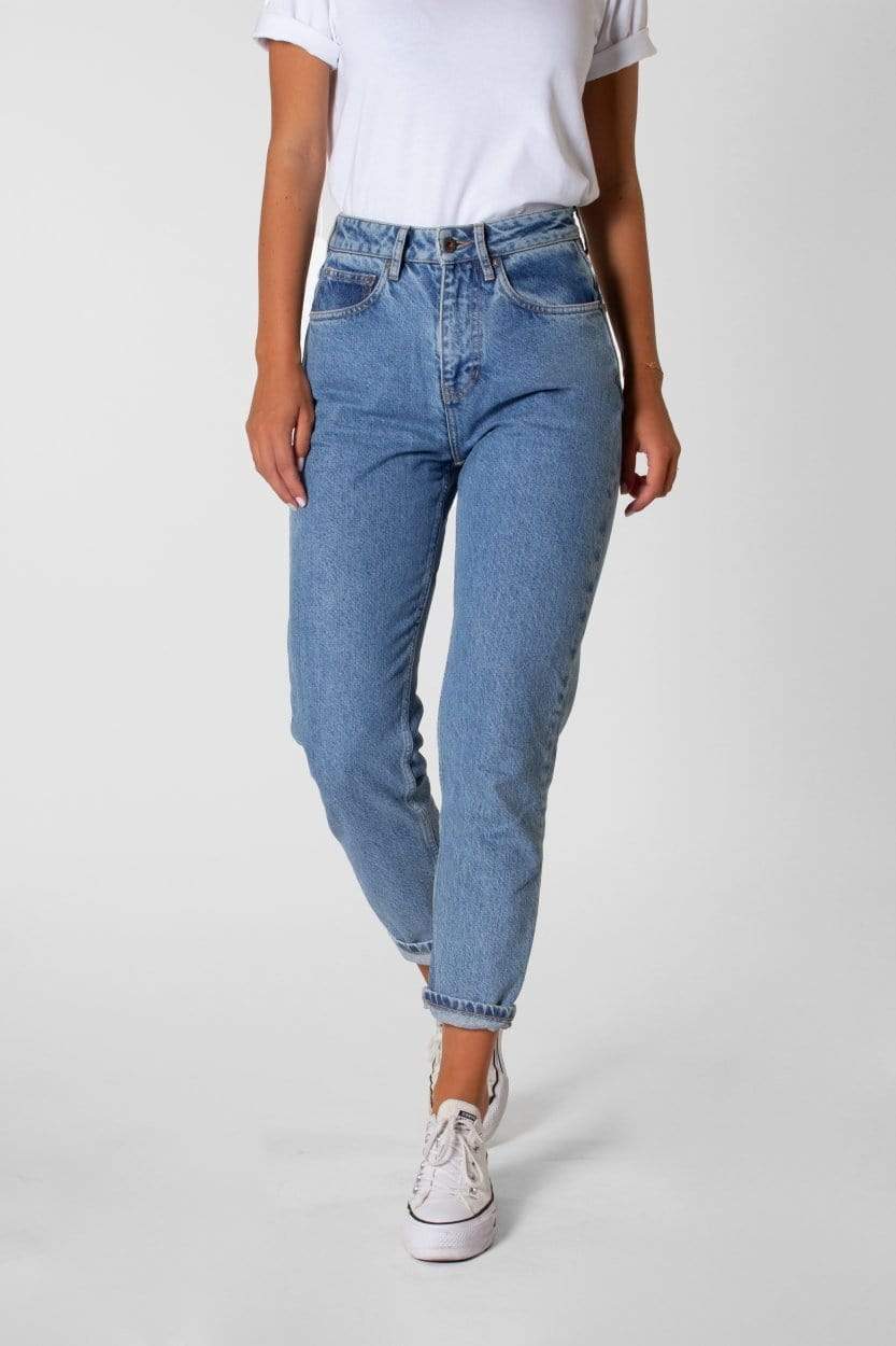 Kuyichi  Jeans Nora Loose Tapered Lichtblauw