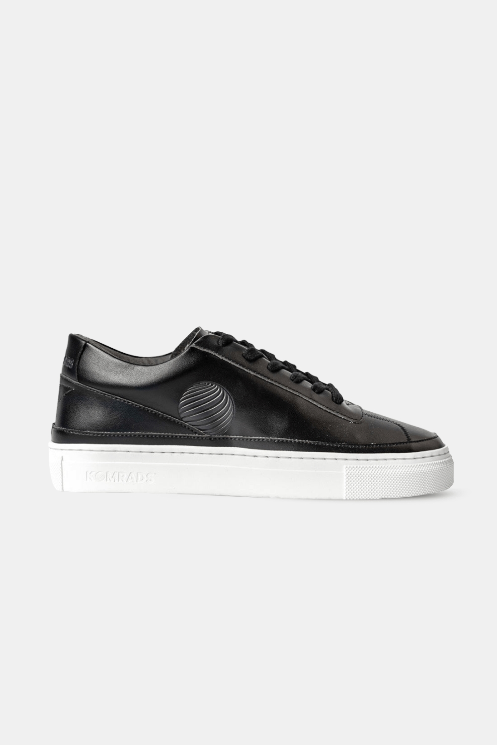 Komrads mannen vegan Sneakers Apls Maça Low Zwart