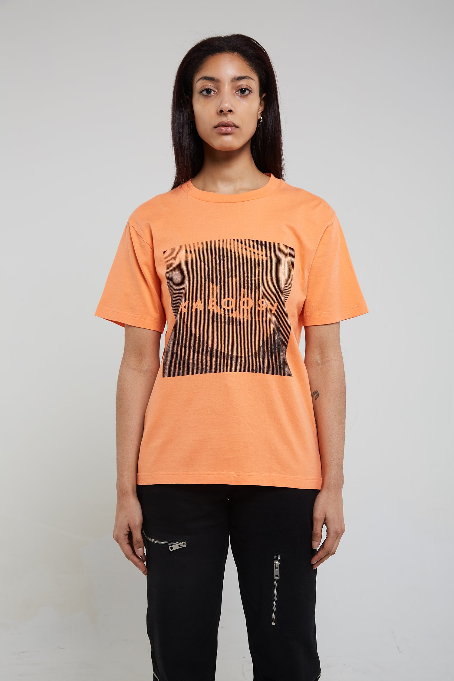 KABOOSH  T-Shirt Mask Unisex Licht Oranje