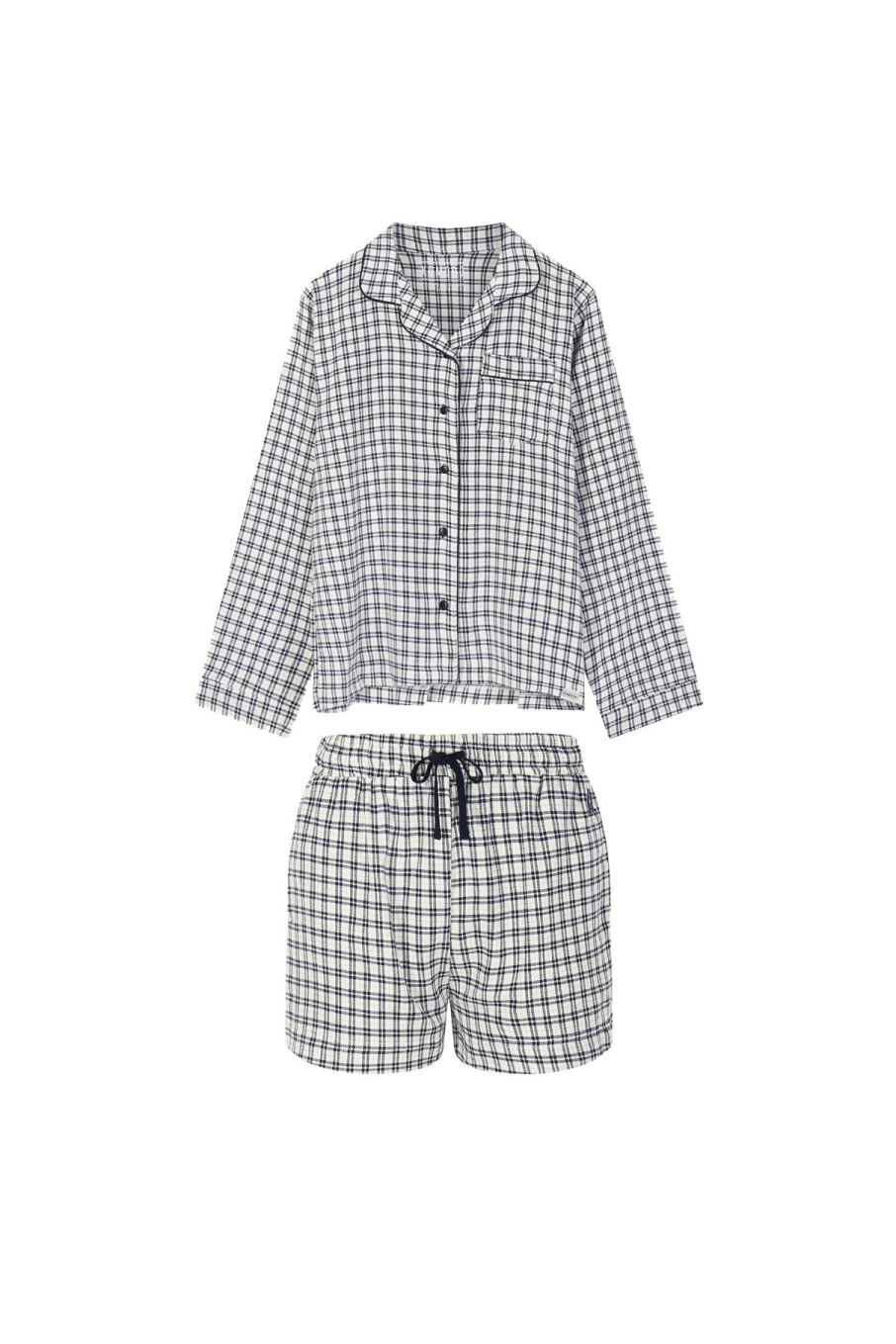 KOMODO  Pyjama Met Short Jim Jam Dames Wit