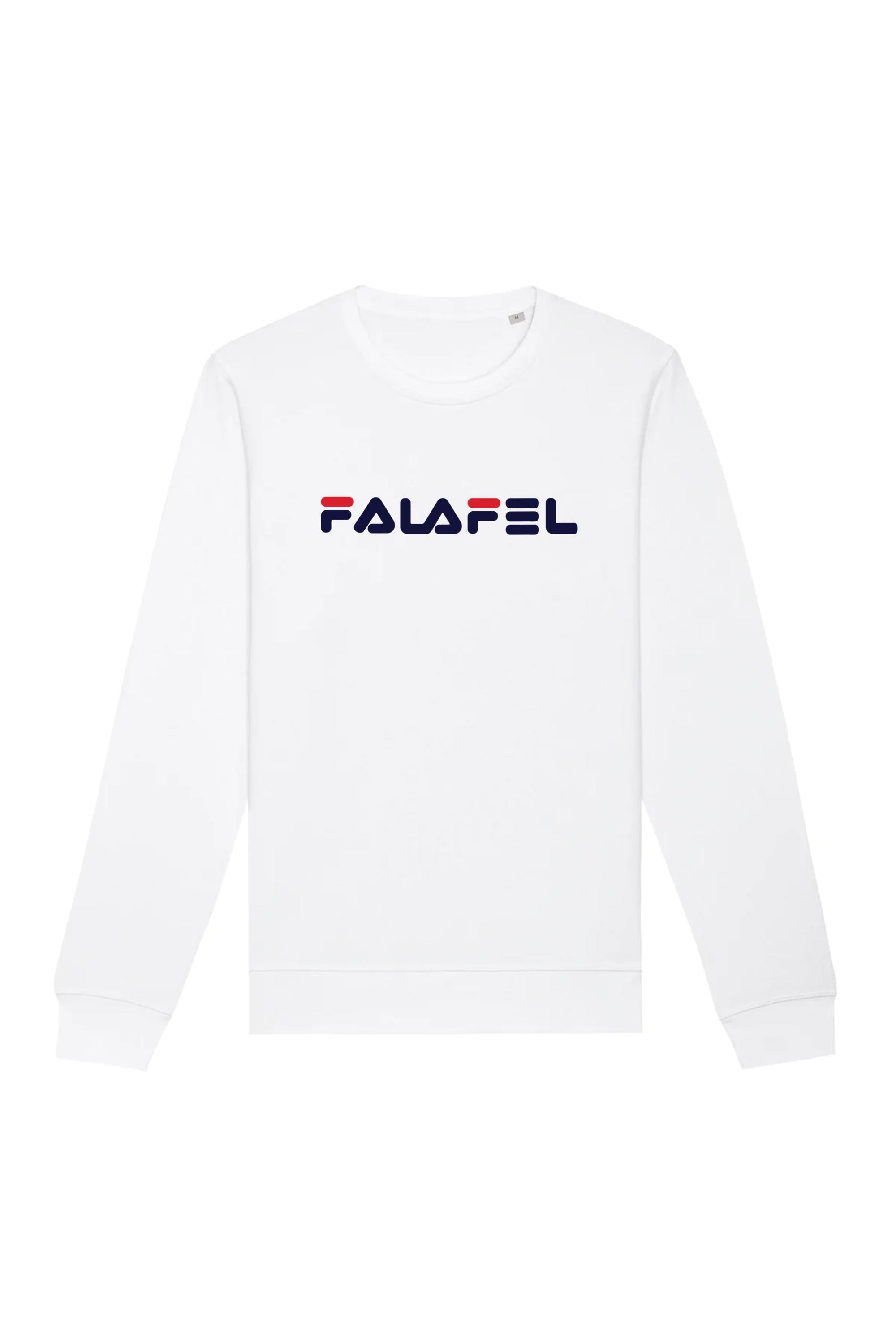 Vegan Sweatshirt Falafel Wit - Oat Milk Club