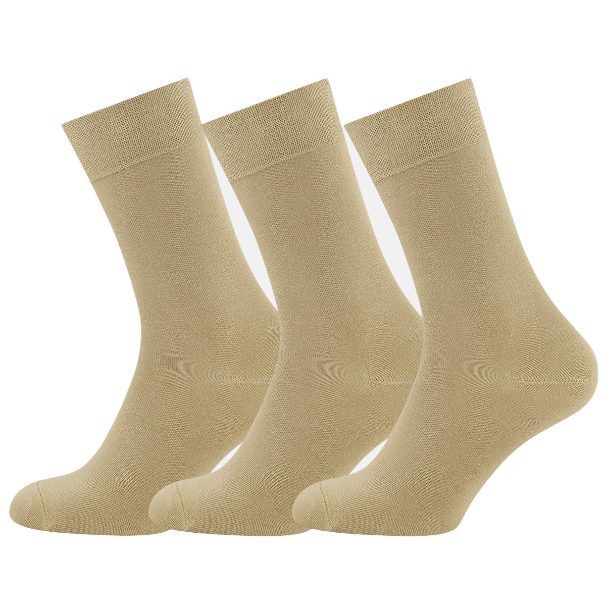 Sokken Beau (3-pack) - Zand