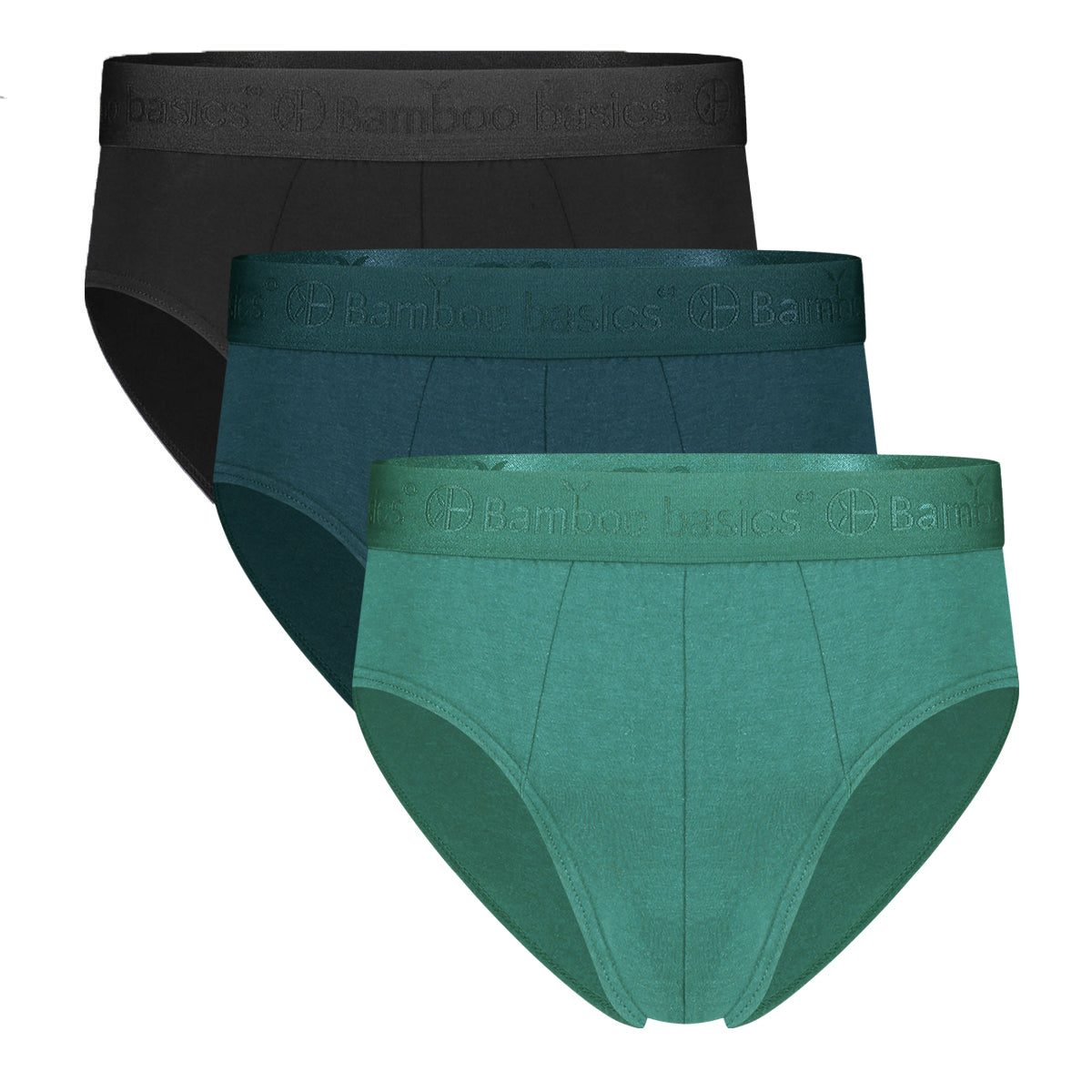Slips James (3-pack) - Black, Deep Teal, Malachite Green
