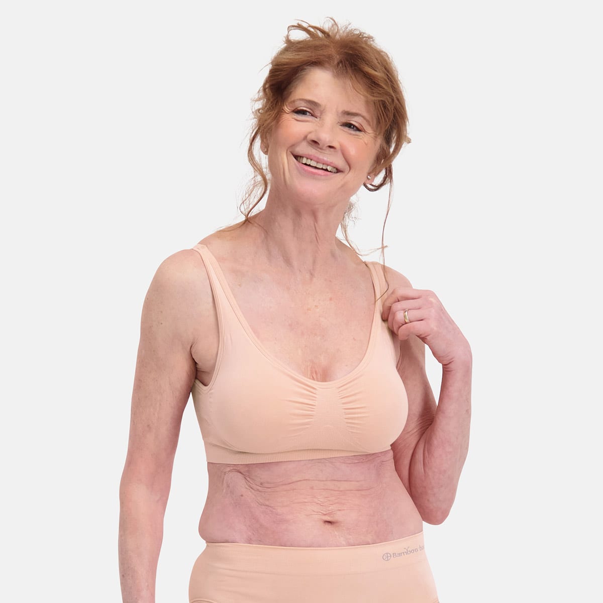 Seamless Padded Bra Fleur - Roze