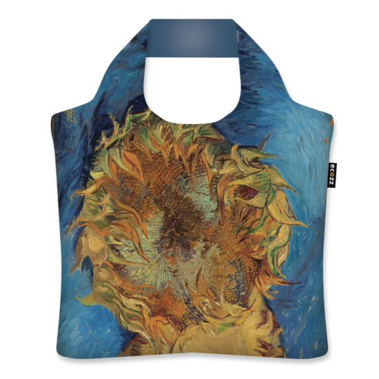 Ecozz Ecoshopper van gerecycled plastic, van Gogh Sunflowers 1887