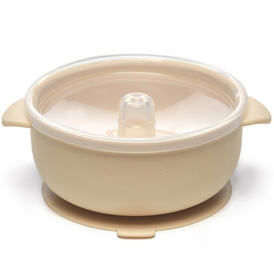 Kooleco Silicone Suction Bowl Beige