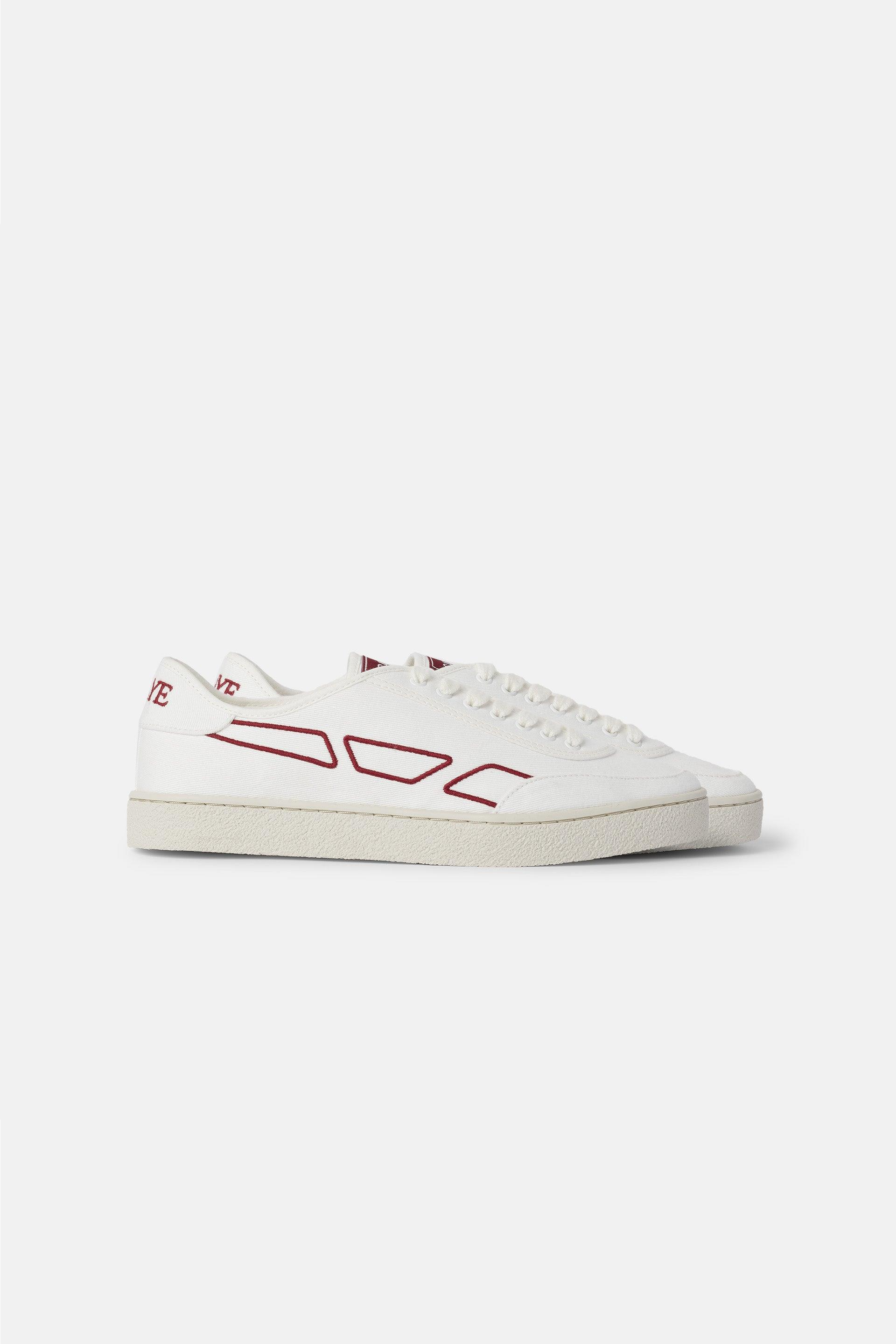 SAYE mannen vegan Modelo '65 Sneakers Donkerrood