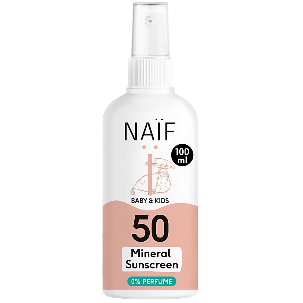 Naïf Zonnebrandcreme 0% parfum voor Baby & Kids SPF50 100ml